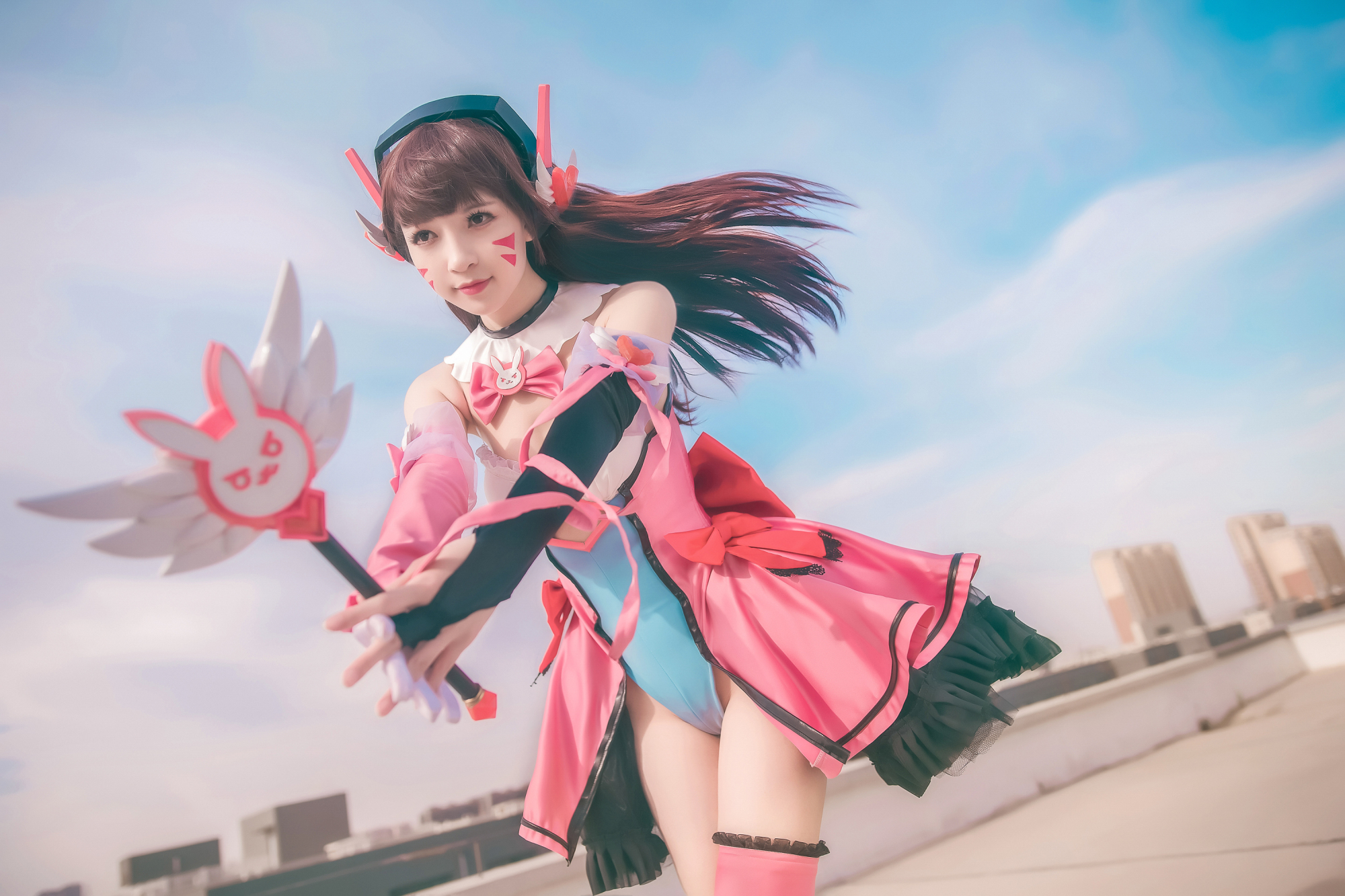 守望先锋 d.va 魔法少女cosplay-二次元