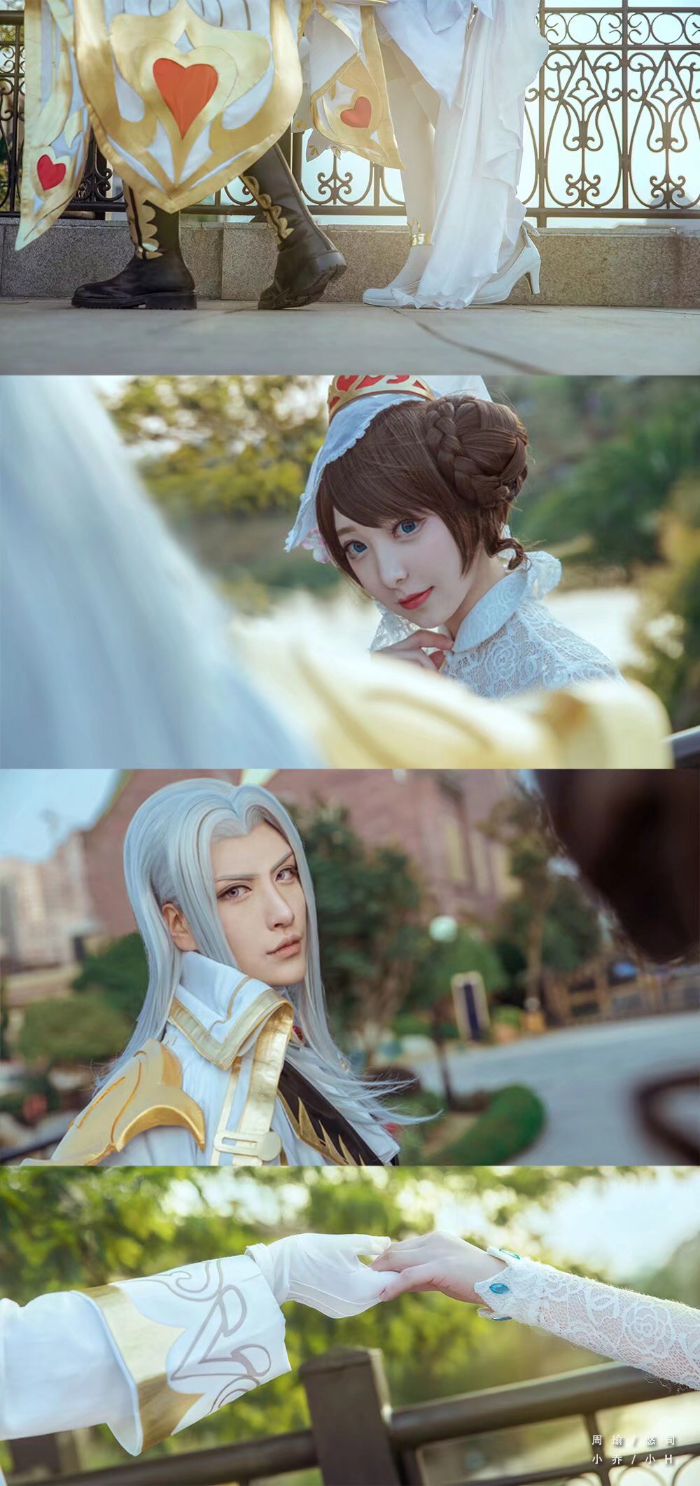 王者荣耀 纯白花嫁小乔cosplay-二次元