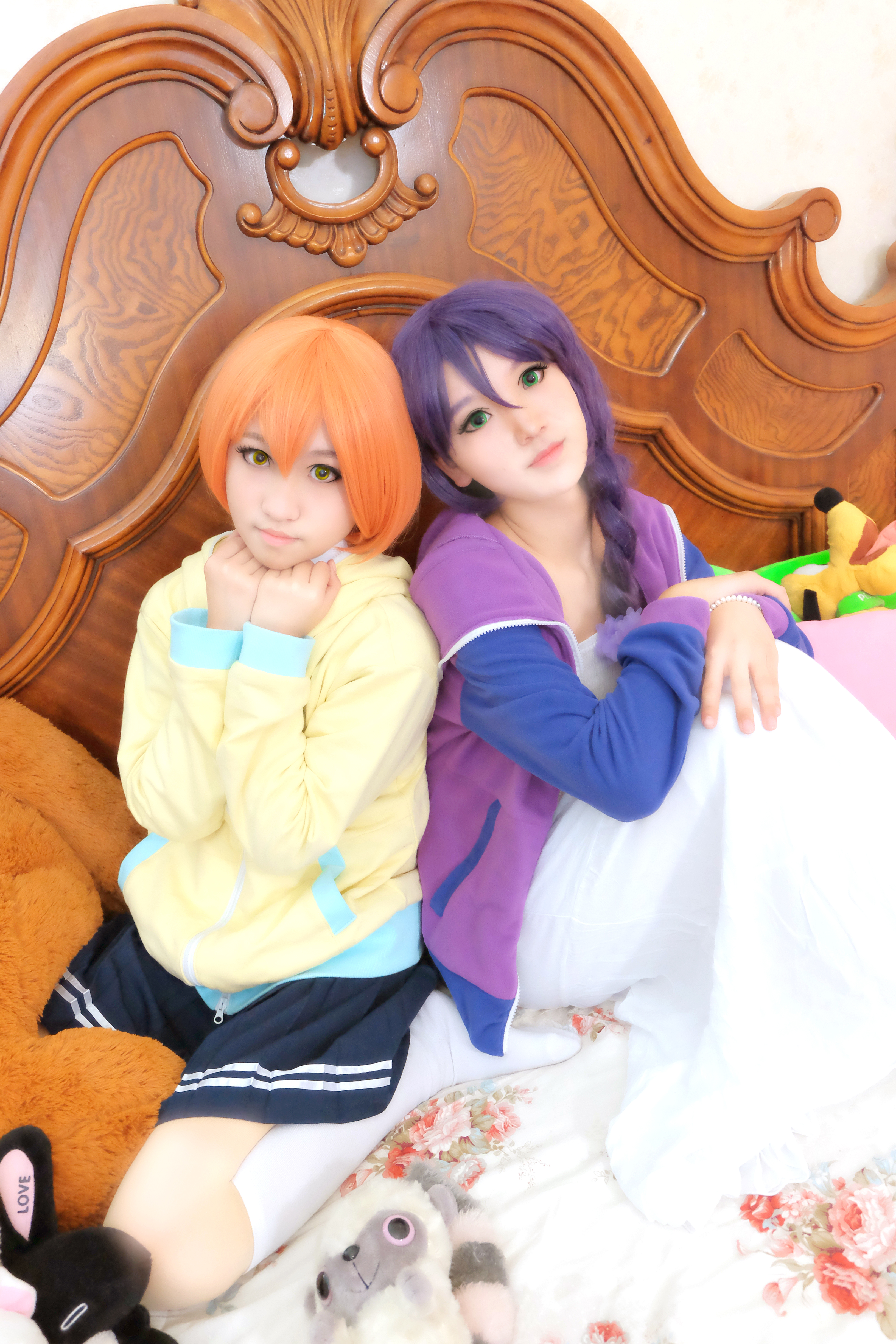 LoveLive！星空凛&东条希动物未觉醒cosplay-二次元