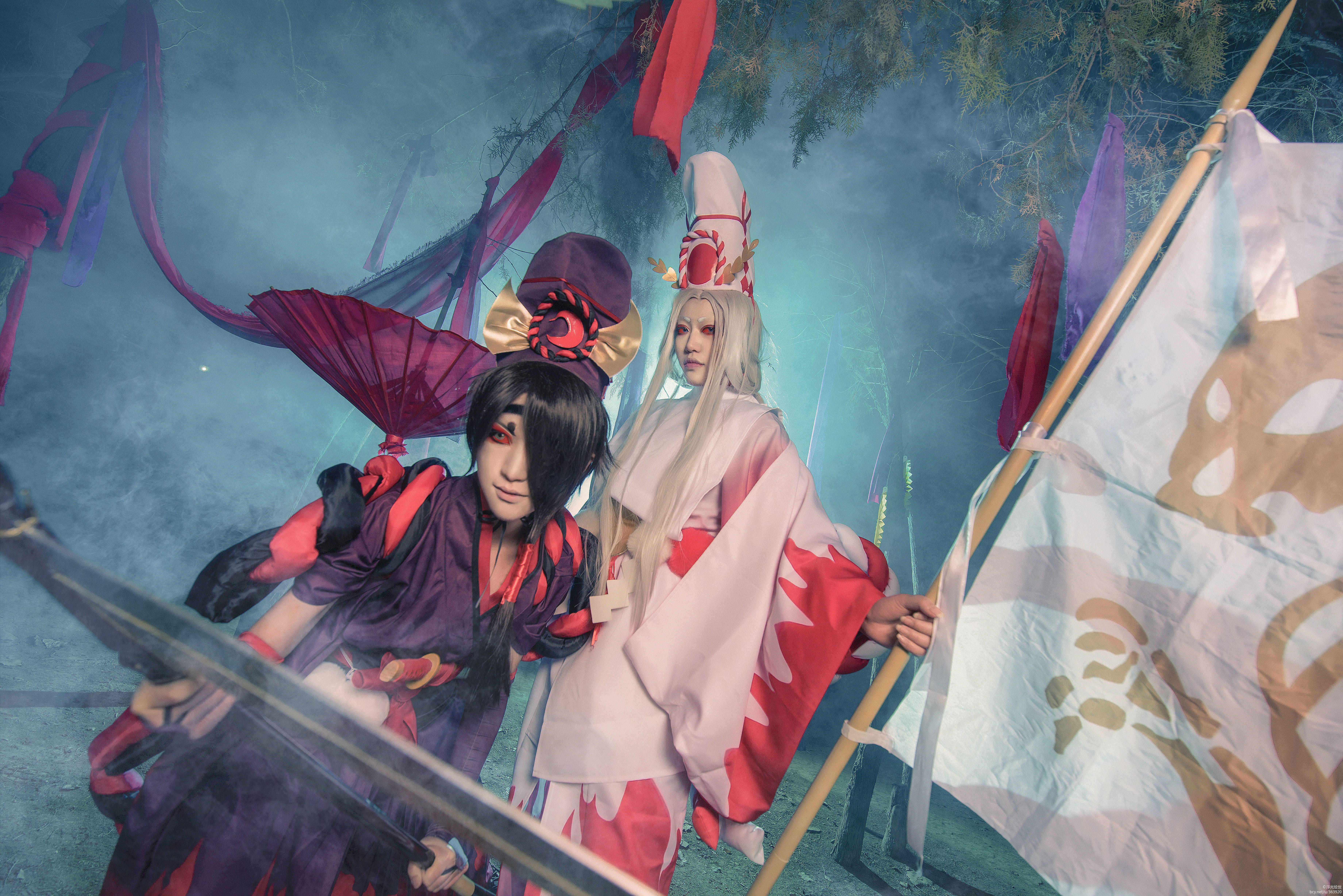 阴阳师 鬼使白&鬼使黑 cosplay-二次元