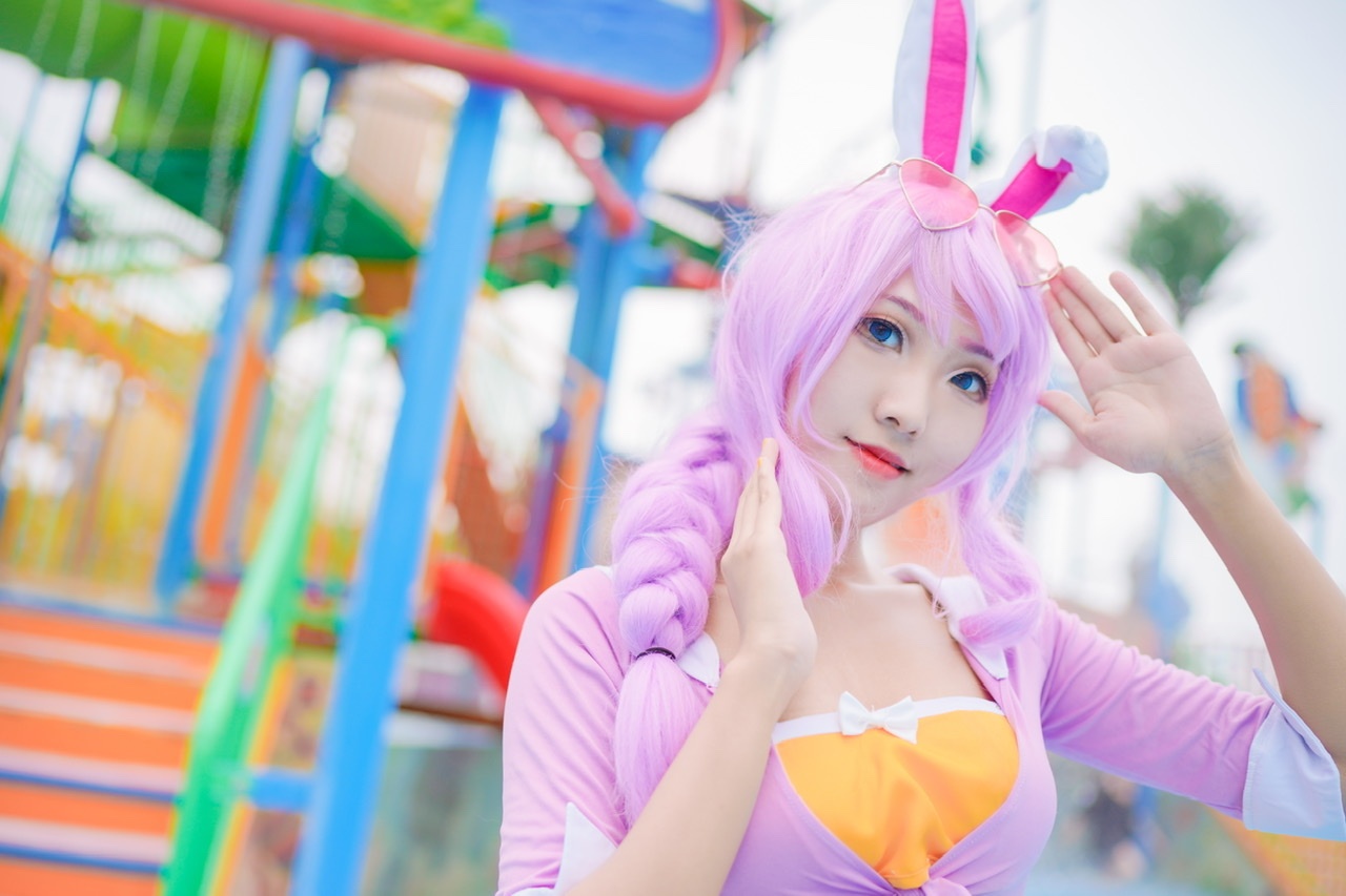 公孙离蜜橘之夏泳装cosplay