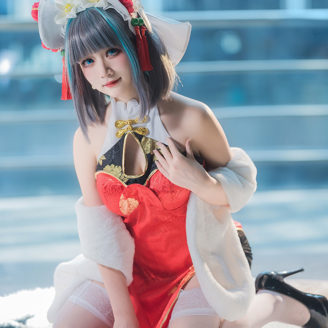 《碧蓝航线》柴郡cosplay