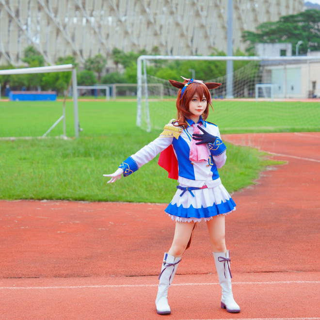 《闪耀优俊少女》东海帝王cosplay