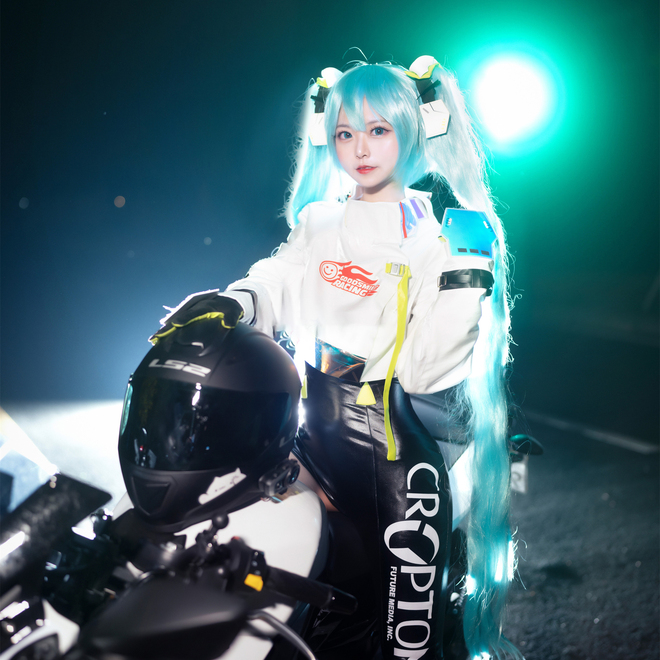 初音未来 赛车服 cosplay