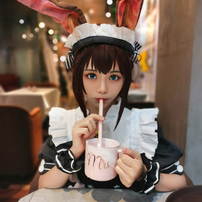 《明日方舟》 阿米娅 女仆cosplay