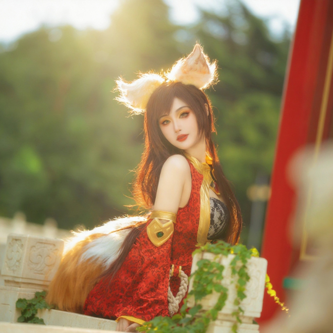 王者荣耀 少女阿狸 妲己皮肤cosplay