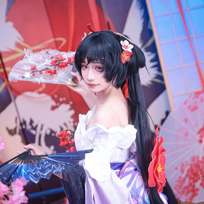 《阴阳师》不知火 疏影落雪cos