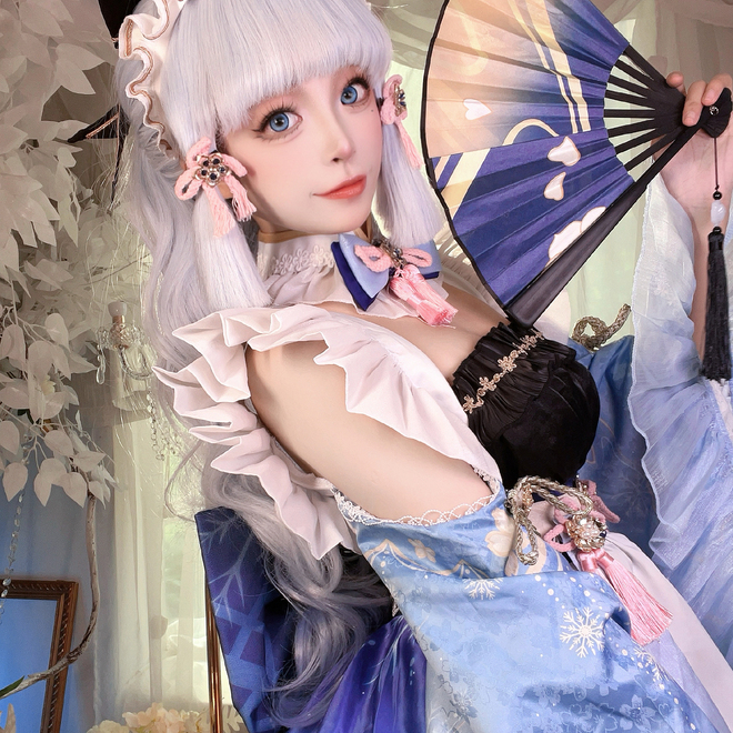 《原神》神里绫华女仆cosplay