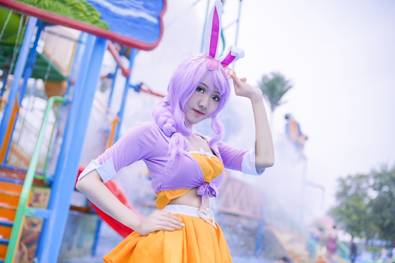 公孙离蜜橘之夏泳装cosplay