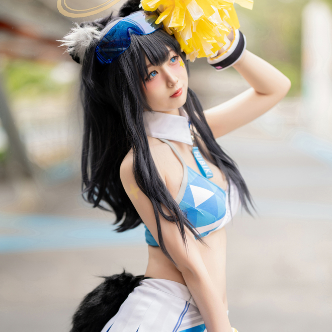 《蔚蓝档案》 猫冢响cosplay