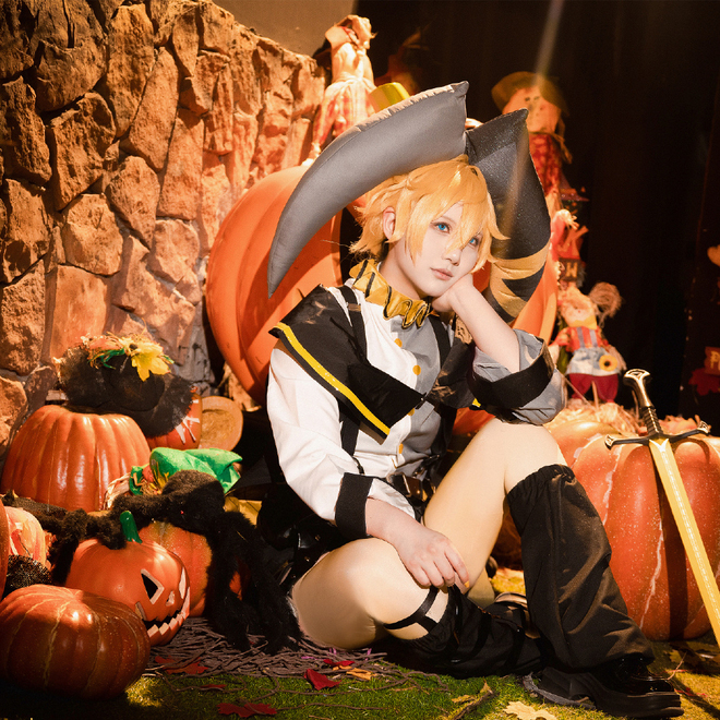 《镜音双子》镜音连cosplay