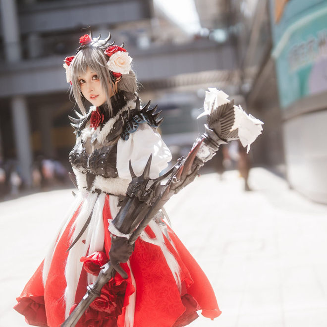 《怪物猎人：荒野》刺花蜘蛛cosplay