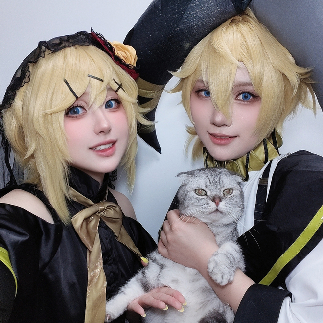 《VOCALOID》镜音双子cosplay