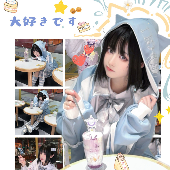 超话冬日约 绘次元艺术家 写真