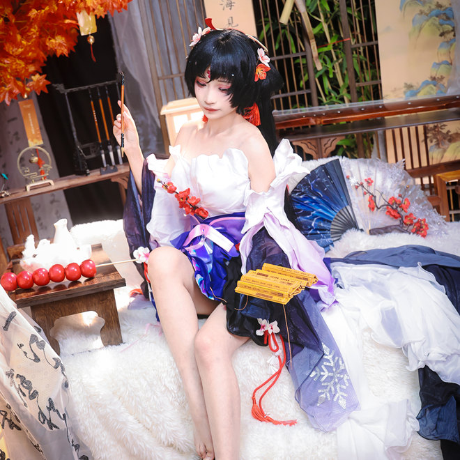 《阴阳师》不知火cosplay