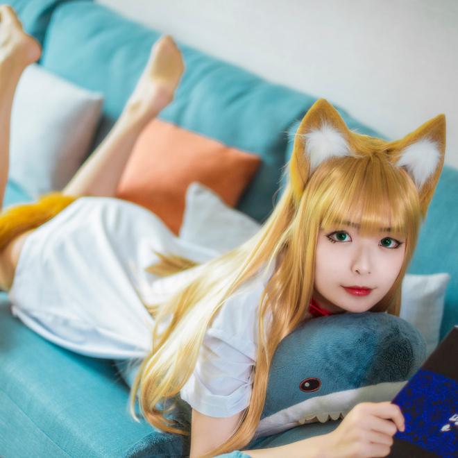 黄豆粉猫娘cosplay