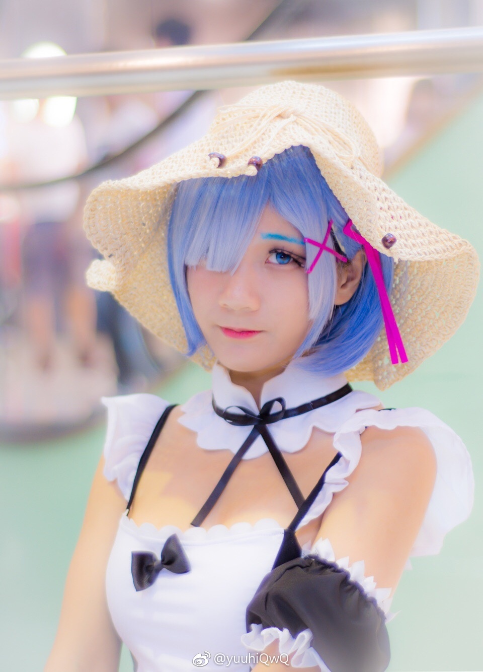 re从零开始的异世界生活蕾姆水着cosplay漫展场照第一波