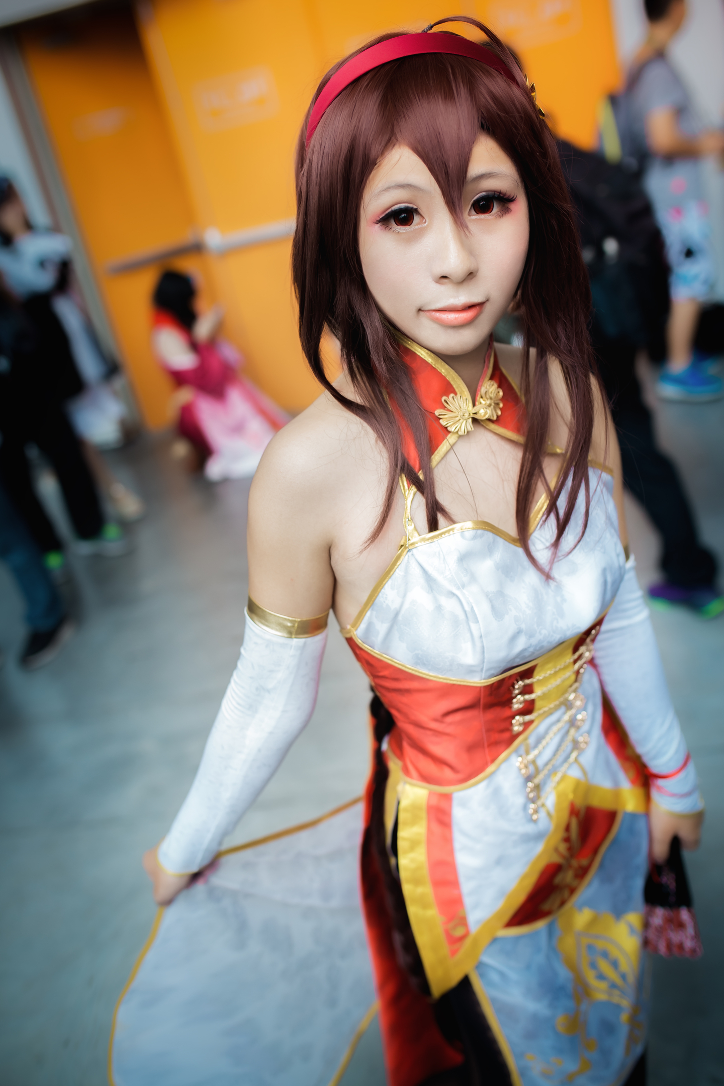 vocaloid乐正绫凤凰式旗袍cosplay